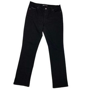 Levi's 505 Straight Jeans Mid Rise Black Size 32